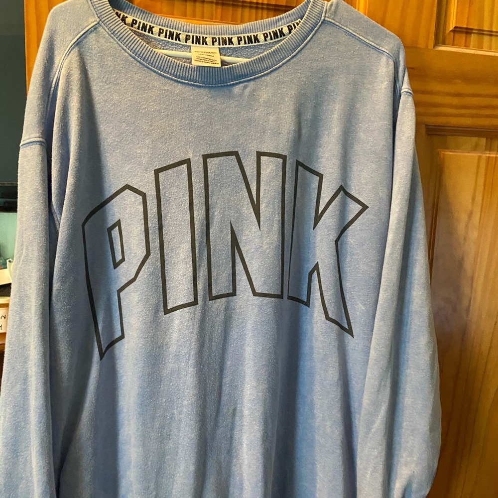 Blue sweatshirt